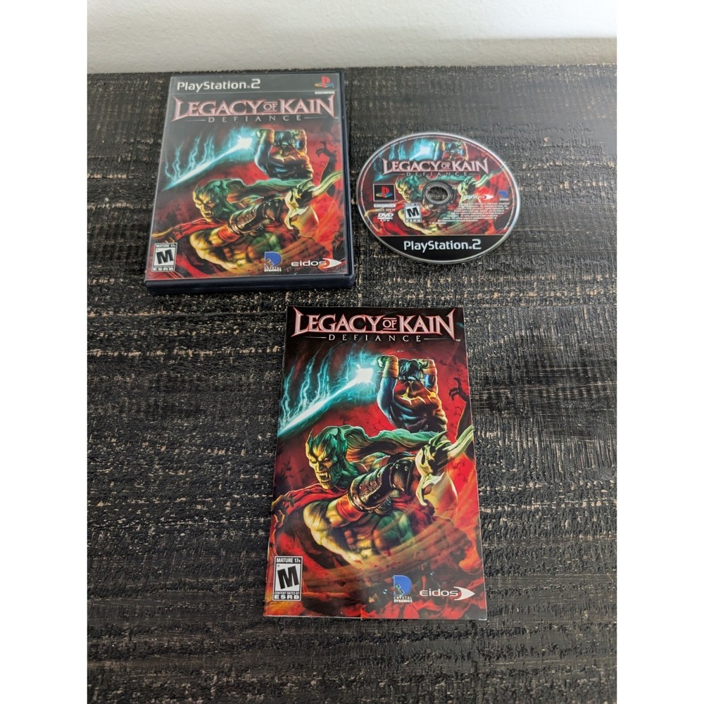 Legacy of Kain: Defiance for PS2 CIB with reg. Card and MINT Tested/working